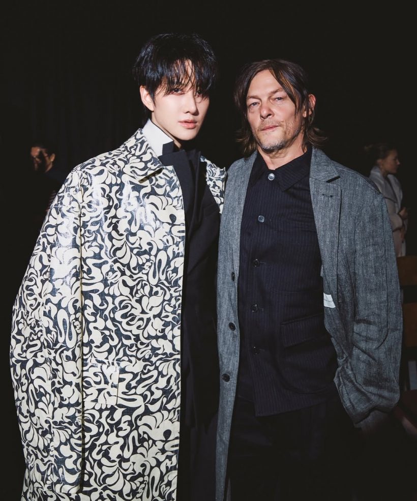 พระเอกดังเฉิดฉายกลาง Paris Fashion Week จนสื่อโลกจับตา