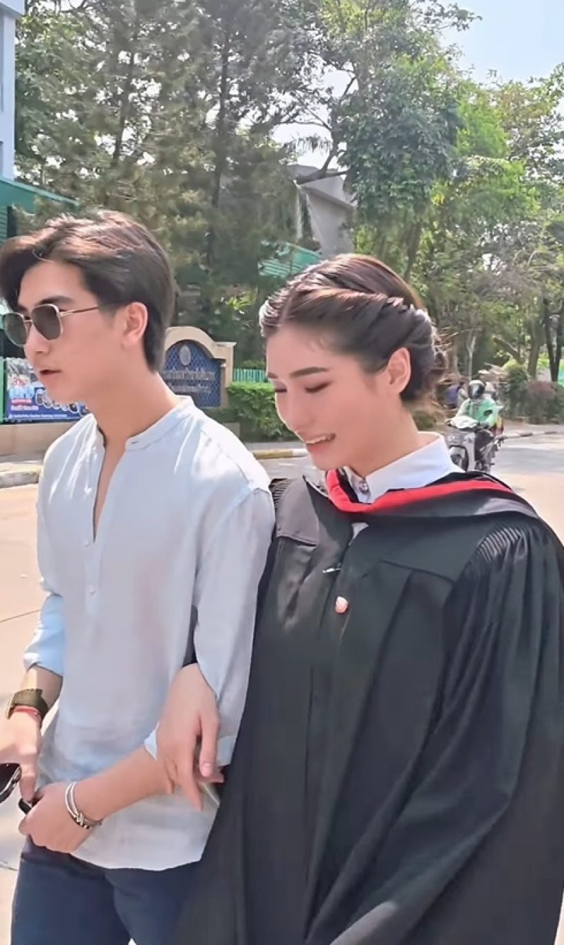 น้องเซย่า เรียนจบแล้ว! แต่หนุ่มข้างกายทำใจสั่น ที่แท้คือ..