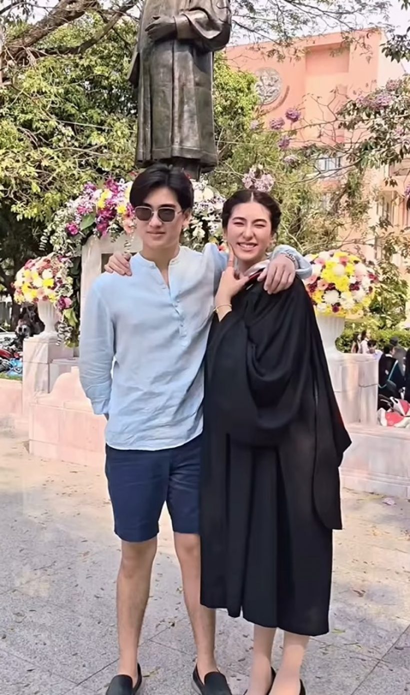 น้องเซย่า เรียนจบแล้ว! แต่หนุ่มข้างกายทำใจสั่น ที่แท้คือ..