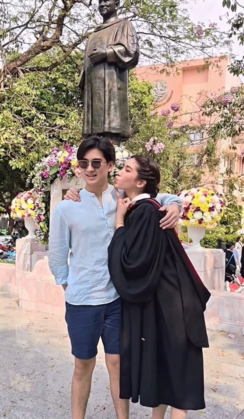 น้องเซย่า เรียนจบแล้ว! แต่หนุ่มข้างกายทำใจสั่น ที่แท้คือ..