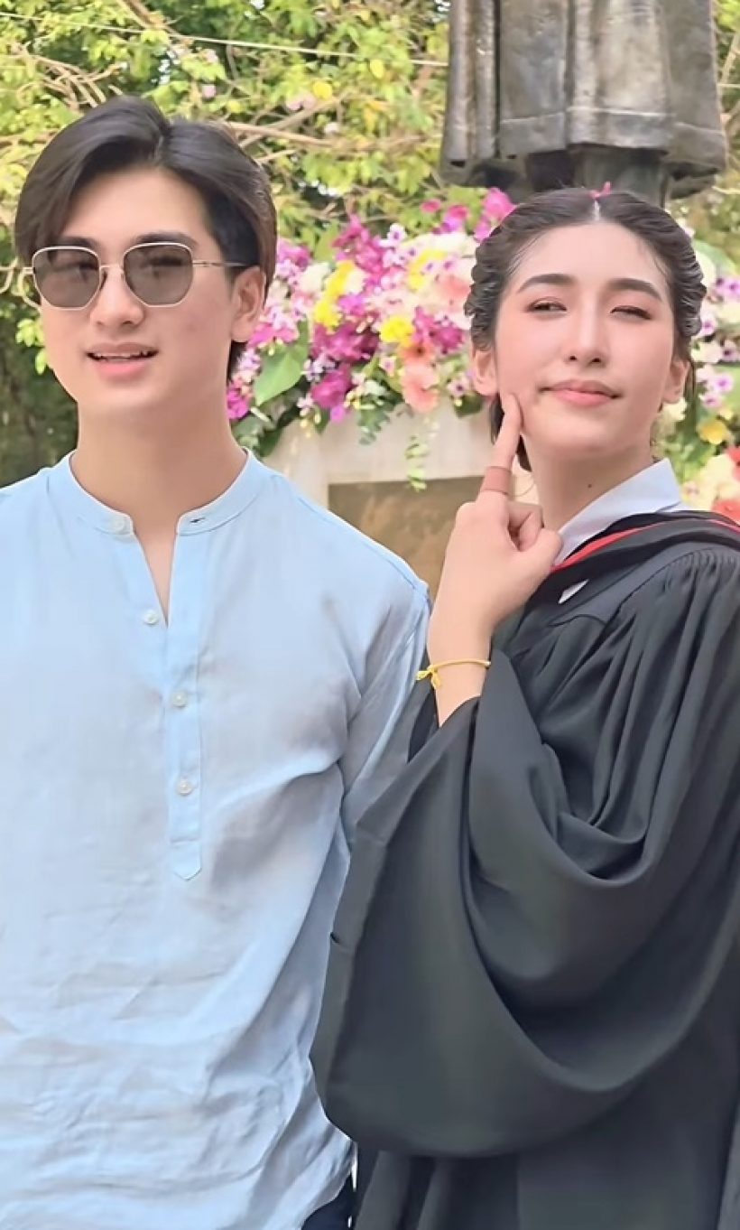 น้องเซย่า เรียนจบแล้ว! แต่หนุ่มข้างกายทำใจสั่น ที่แท้คือ..