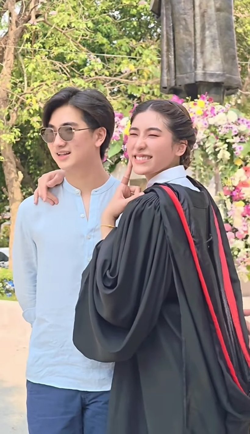 น้องเซย่า เรียนจบแล้ว! แต่หนุ่มข้างกายทำใจสั่น ที่แท้คือ..