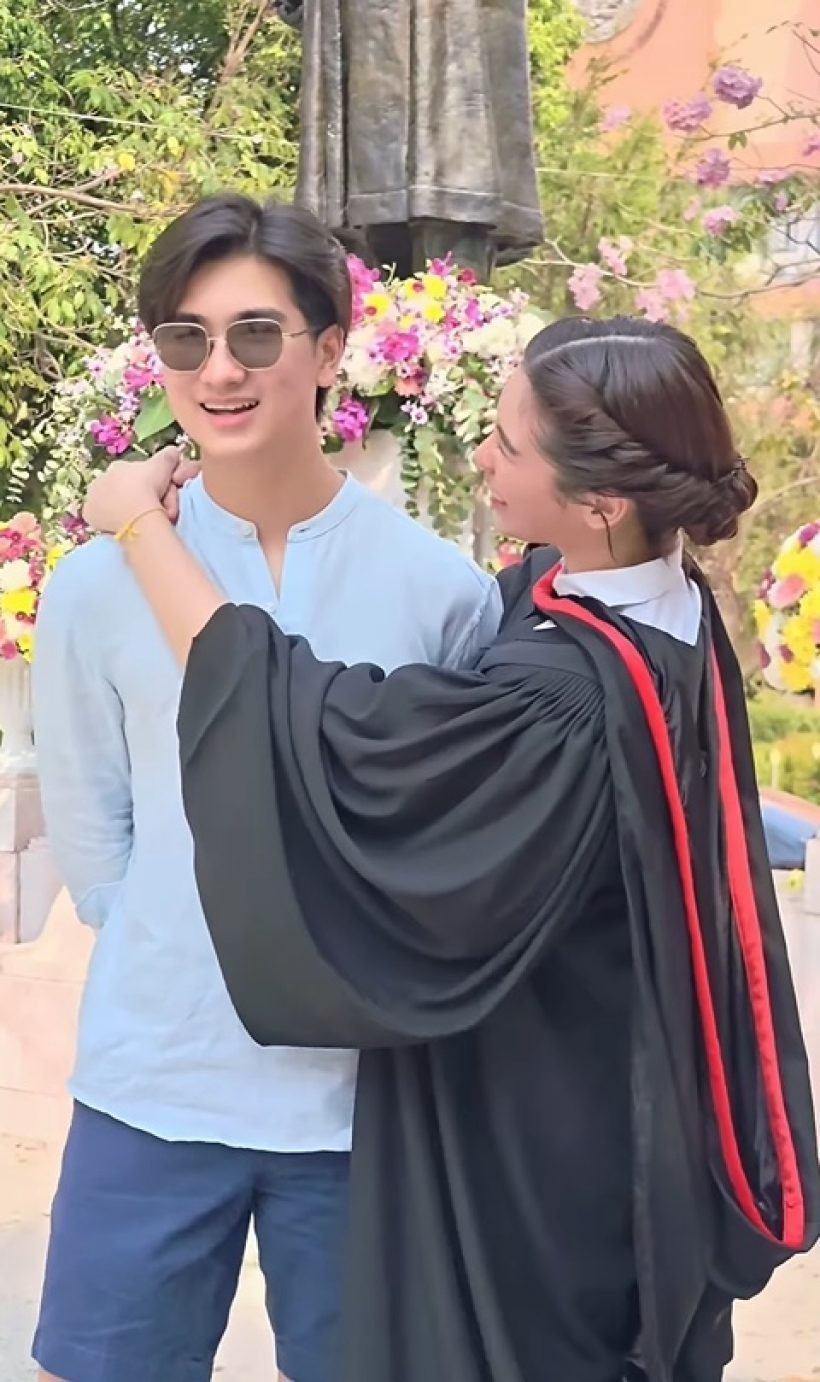 น้องเซย่า เรียนจบแล้ว! แต่หนุ่มข้างกายทำใจสั่น ที่แท้คือ..