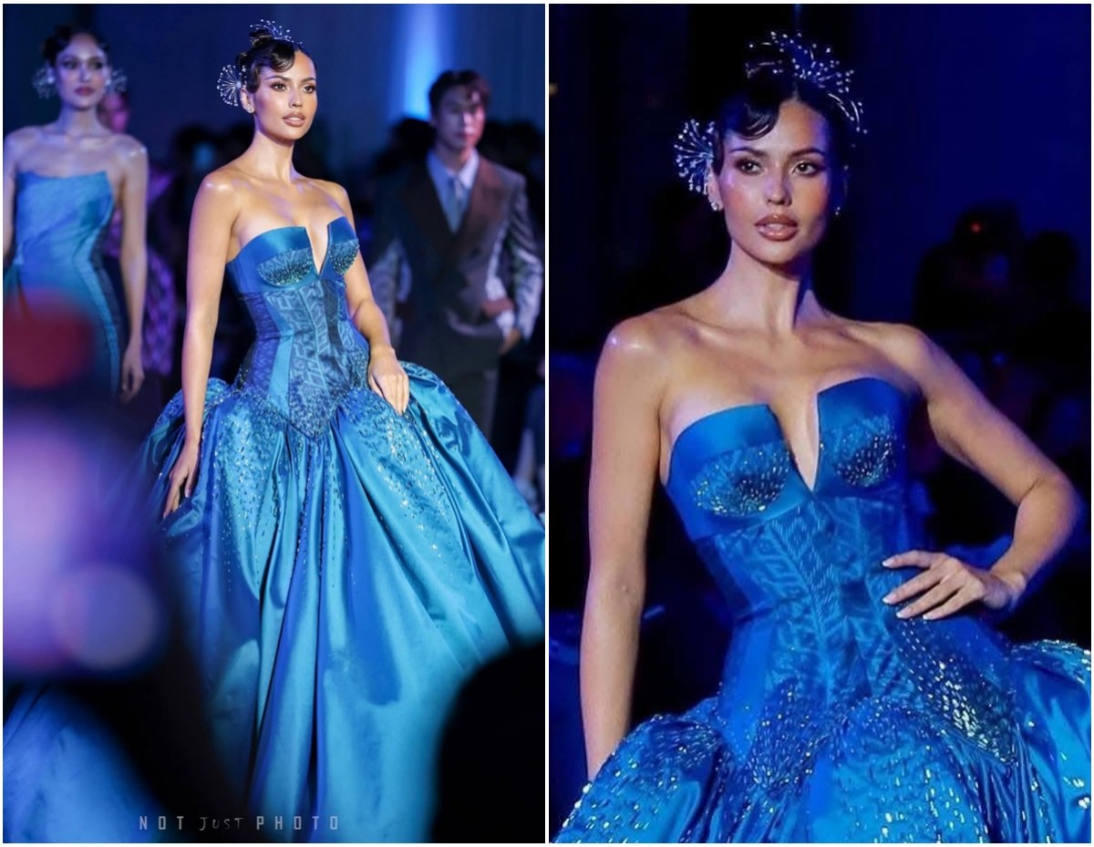 สวยตะลึง เเอนโทเนีย เดินปิดฟินาเล่ พาผ้าไทยเฉิดฉายอีกครั้ง