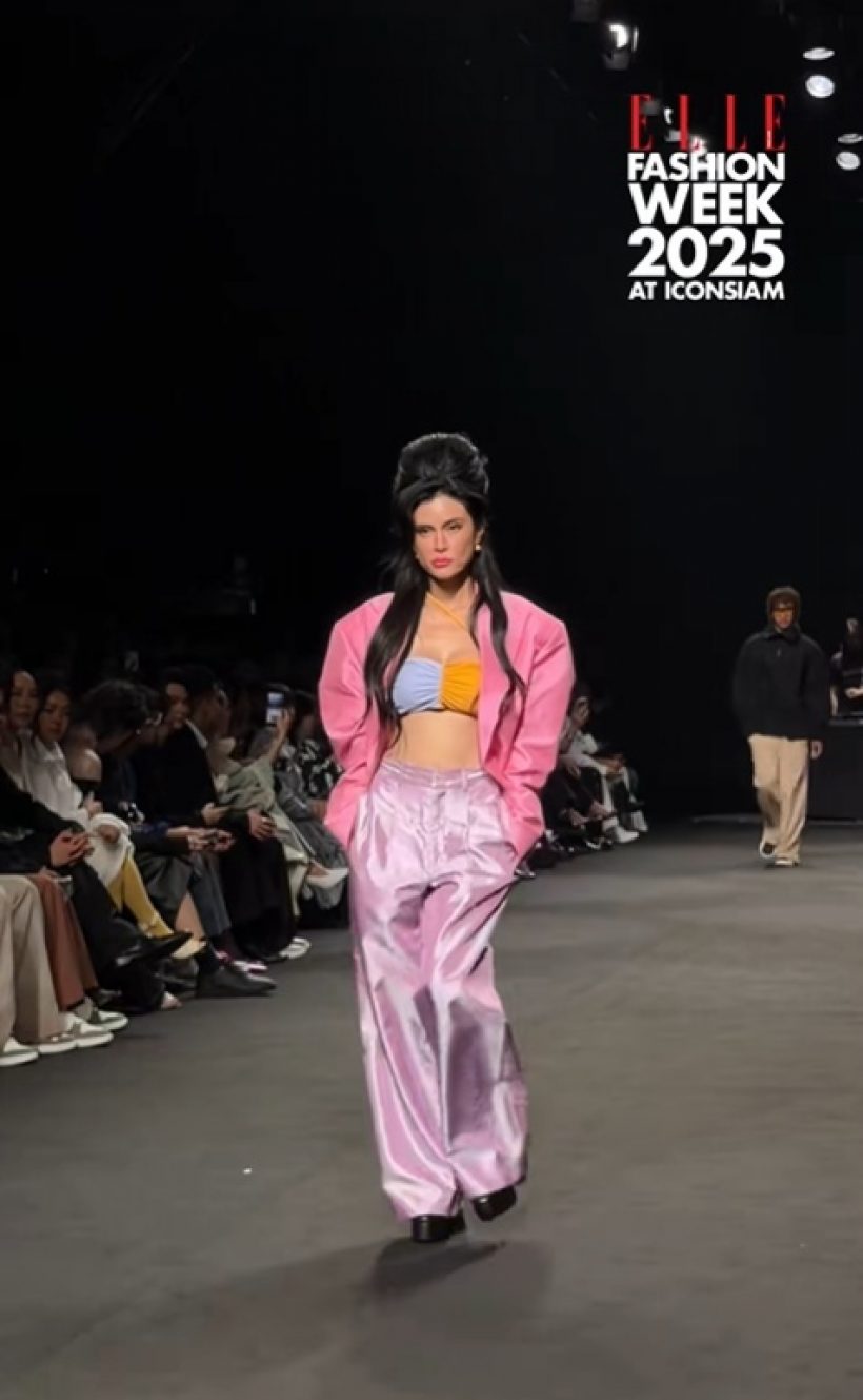 ดาราสาวดังโผล่เดินแบบ ผอมลงมาก จนถูกขอให้พักก่อน