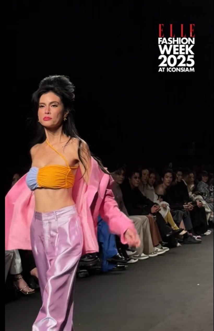 ดาราสาวดังโผล่เดินแบบ ผอมลงมาก จนถูกขอให้พักก่อน