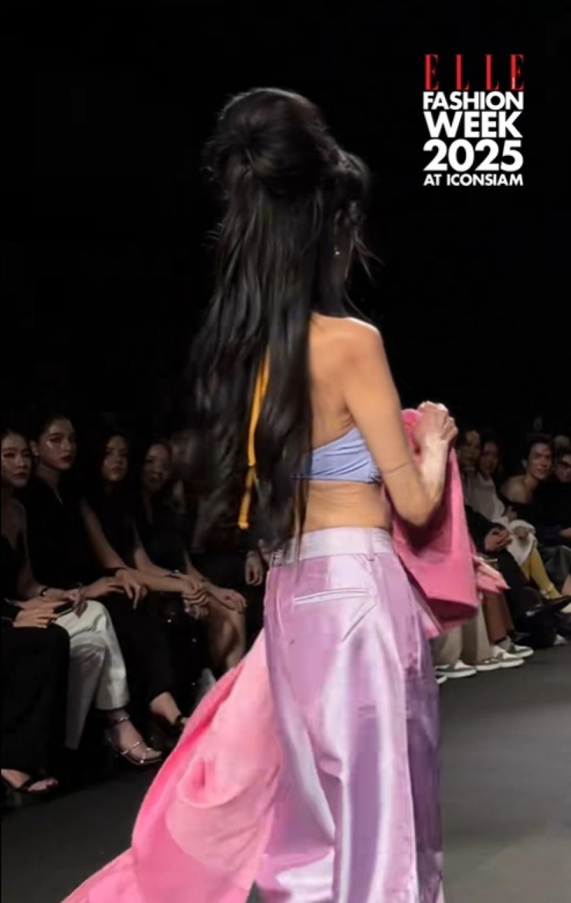 ดาราสาวดังโผล่เดินแบบ ผอมลงมาก จนถูกขอให้พักก่อน