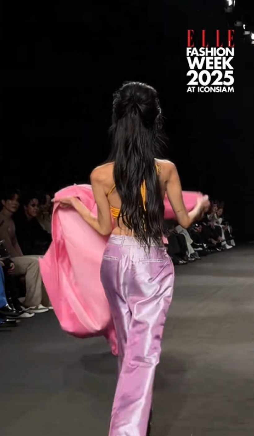 ดาราสาวดังโผล่เดินแบบ ผอมลงมาก จนถูกขอให้พักก่อน