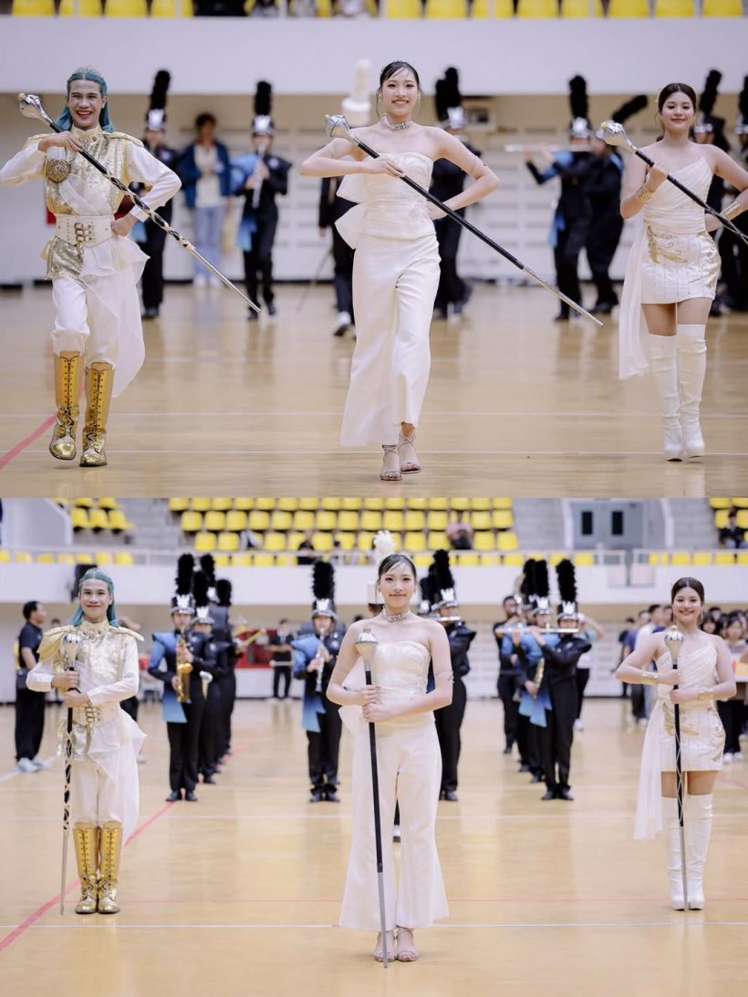 ปังมาก! ลูกสาวดาราดัง ถูกคัดเลือกเป็นคฑากรไม้หนึ่ง รร.ดัง